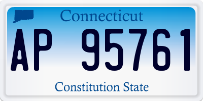 CT license plate AP95761