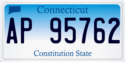 CT license plate AP95762