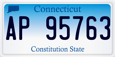 CT license plate AP95763