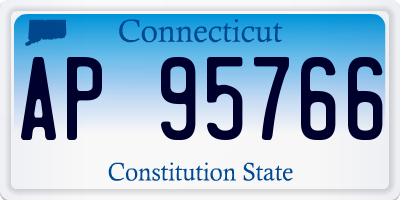 CT license plate AP95766