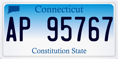 CT license plate AP95767