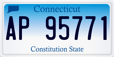 CT license plate AP95771