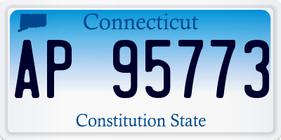 CT license plate AP95773