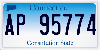 CT license plate AP95774