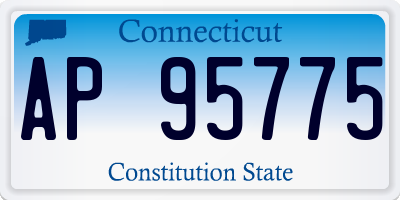 CT license plate AP95775