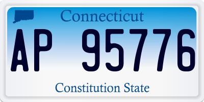 CT license plate AP95776