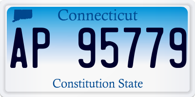 CT license plate AP95779