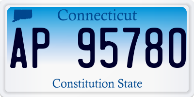 CT license plate AP95780