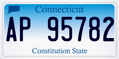 CT license plate AP95782