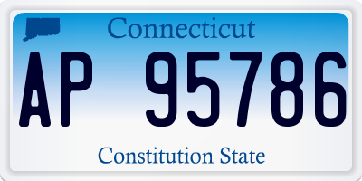 CT license plate AP95786