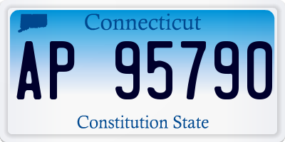 CT license plate AP95790