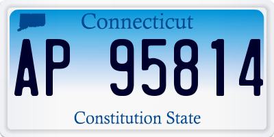 CT license plate AP95814