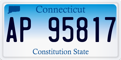 CT license plate AP95817