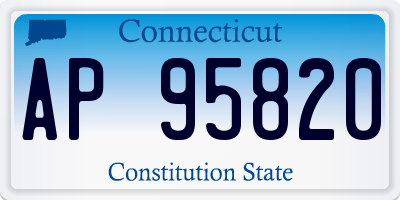 CT license plate AP95820