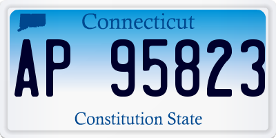 CT license plate AP95823