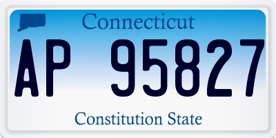 CT license plate AP95827