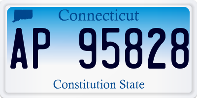 CT license plate AP95828