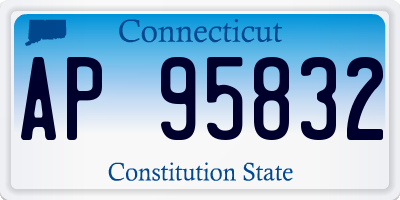 CT license plate AP95832