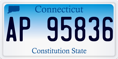 CT license plate AP95836