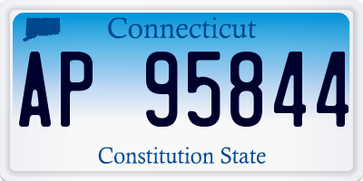 CT license plate AP95844