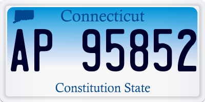 CT license plate AP95852