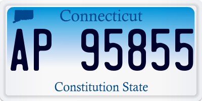 CT license plate AP95855