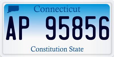 CT license plate AP95856