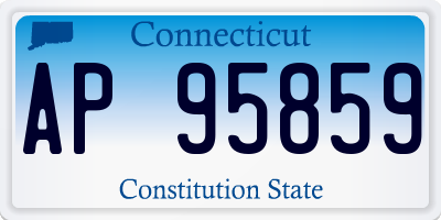 CT license plate AP95859