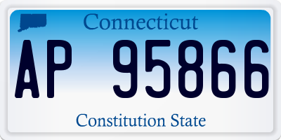 CT license plate AP95866