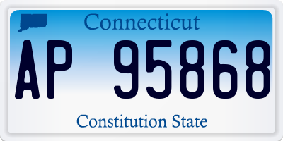 CT license plate AP95868