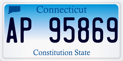 CT license plate AP95869