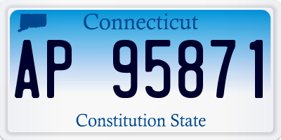 CT license plate AP95871