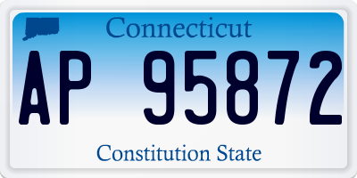 CT license plate AP95872