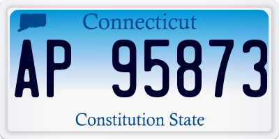 CT license plate AP95873