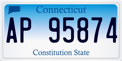 CT license plate AP95874