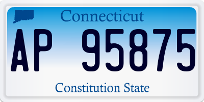 CT license plate AP95875