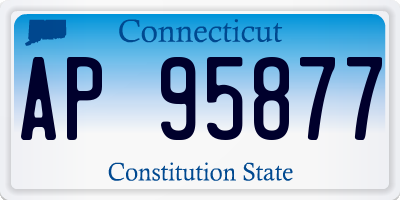 CT license plate AP95877