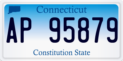 CT license plate AP95879