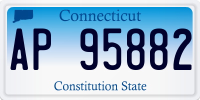 CT license plate AP95882