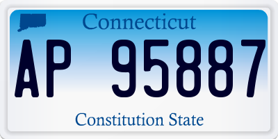 CT license plate AP95887