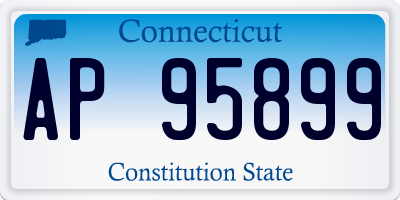 CT license plate AP95899