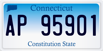 CT license plate AP95901