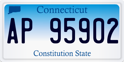 CT license plate AP95902