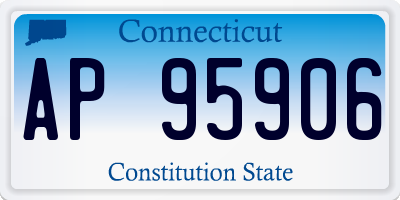 CT license plate AP95906