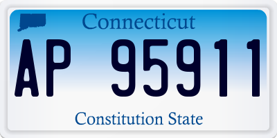 CT license plate AP95911