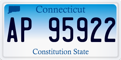 CT license plate AP95922