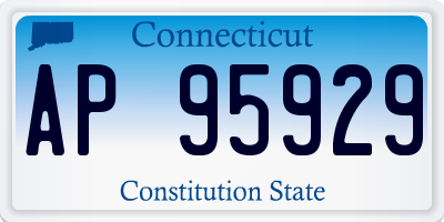 CT license plate AP95929