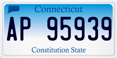 CT license plate AP95939