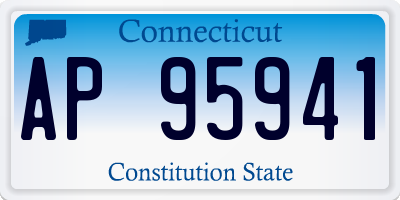 CT license plate AP95941