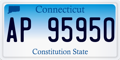 CT license plate AP95950